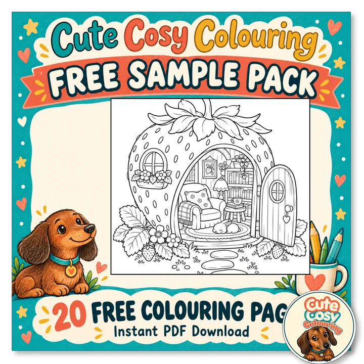 Cute Cosy Colouring Free Sample Pack
